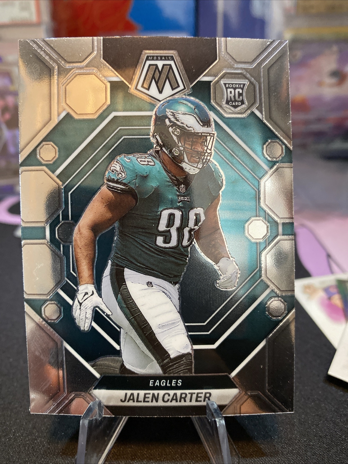 2023 Panini Mosaic Jalen Carter Rookie Philadelphia Eagles #328