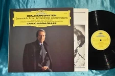 Britten Serenade For Tenor, Horn & Strings Giulini LP DG 