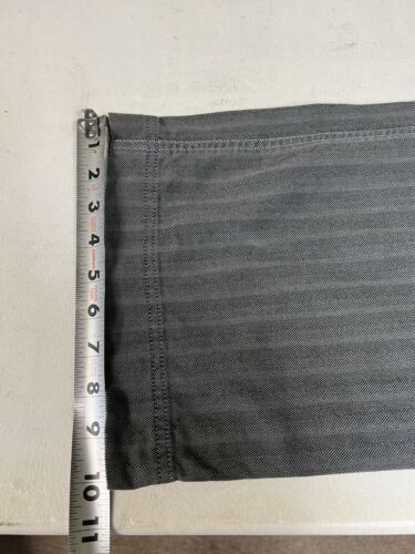 GAP Herren Hose gerades Bein Baumwolle Fischgrät grau Gr. 34x30 Vintage Retro - Bild 9 von 12