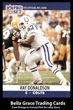 1990 Pro Set Ray Donaldson #523 Indianapolis Colts NFL Football