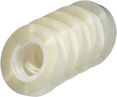 herlitz Klebeband transparent, klar, Klebefilm, 33 m x 12 mm, 5 Rollen