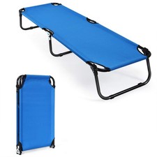 Folding Camping Cot, Portable Ultralight Compact Sleeping Cot Bed, 330LBS