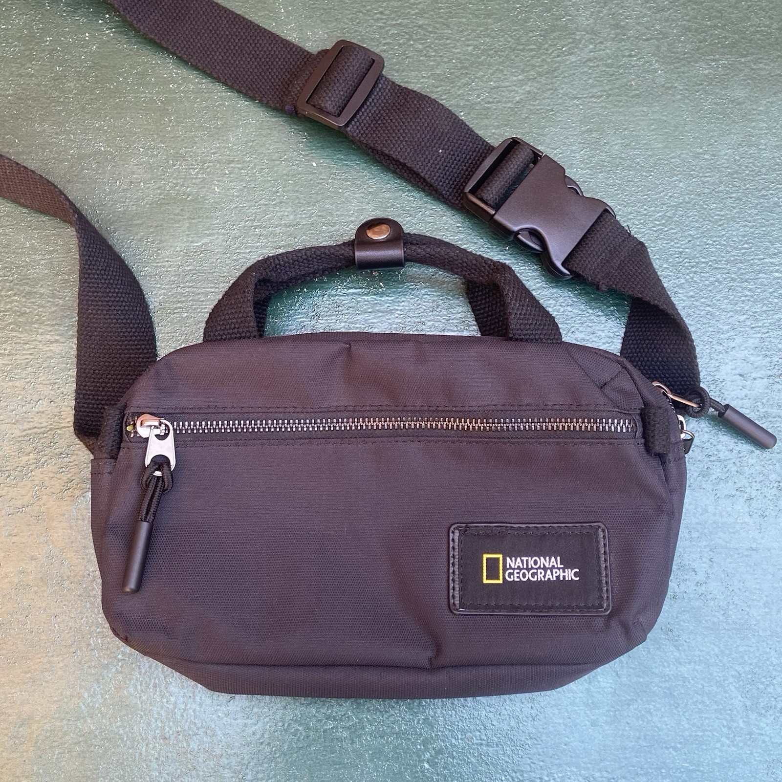 Bolso Bandolera National Geographic Legend Cintura Pack Negro Multibolsillo Bolso de Hombro