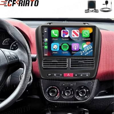 64GB Android 15 Autoradio Für Fiat Doblo MK2/Opel Combo D GPS Navi WIFI CarPlay