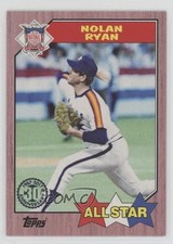 2017 Topps 1987 Baseball 30th Anniversary All-Star Red 20/25 Nolan Ryan HOF e8a