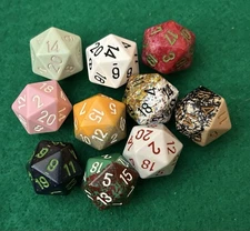 Chessex dice lot - D20 Twenty-sided Dice