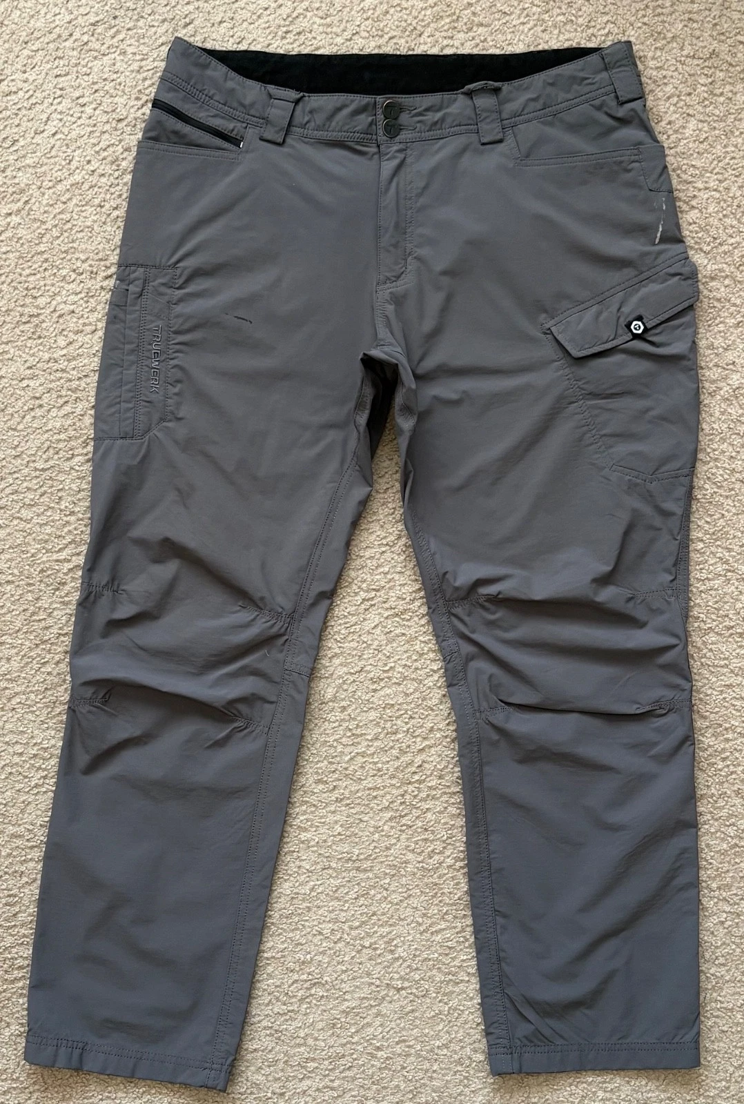 Truewerk T1 Werkpant men’s Gray Cargo Tactical softshell workwear pants 38x30
Opens in a new window 