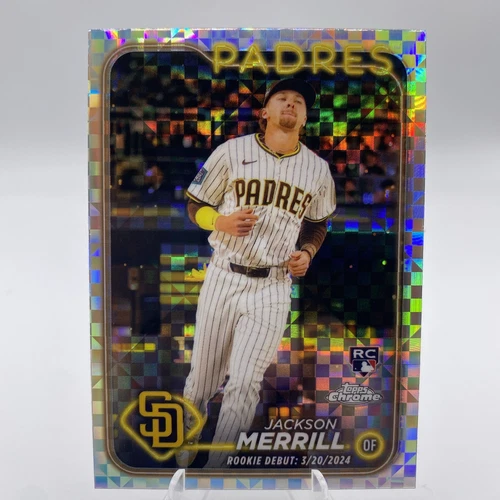 2024 Topps Chrome Update Jackson Merrill RC X-Fractor #USC57 Padres