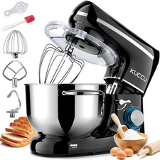 Stand Mixer, 6.5 Qt 660W, 6-Speed Tilt-Head Food Dough Mixer, Kitchen Electri...