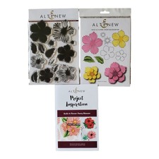 Altenew BUILD-A-FLOWER PEONY BLOSSOM Stamp, Die  Inspirational Guide New