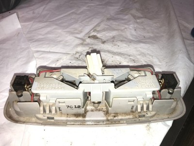 1994-1999 Eagle Talon interior overhead light assembly gray buttons T2