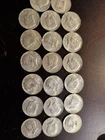 1960s 40% Silver Kennedy Half Dollars - Lot Of 20