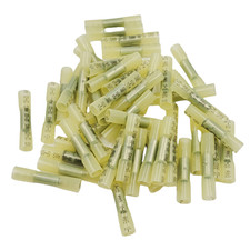 50X 12-10AWG yellow Heat Shrink Wire Butt Connectors Waterproof Splice Terminals