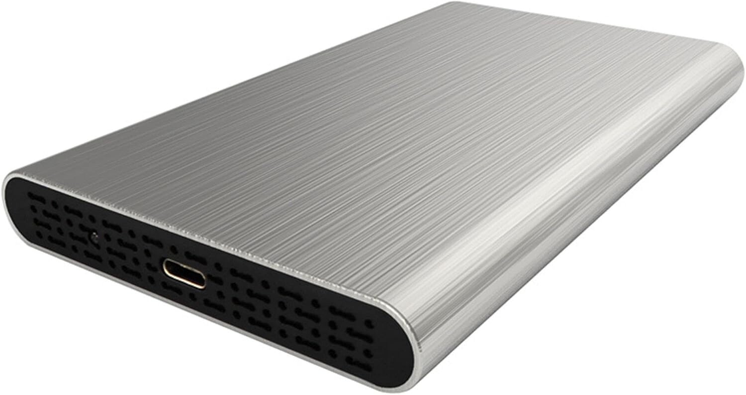 Boîtier externe USB-C 3.1 Heden gris pour disque dur externe SATA 2.5 SSD