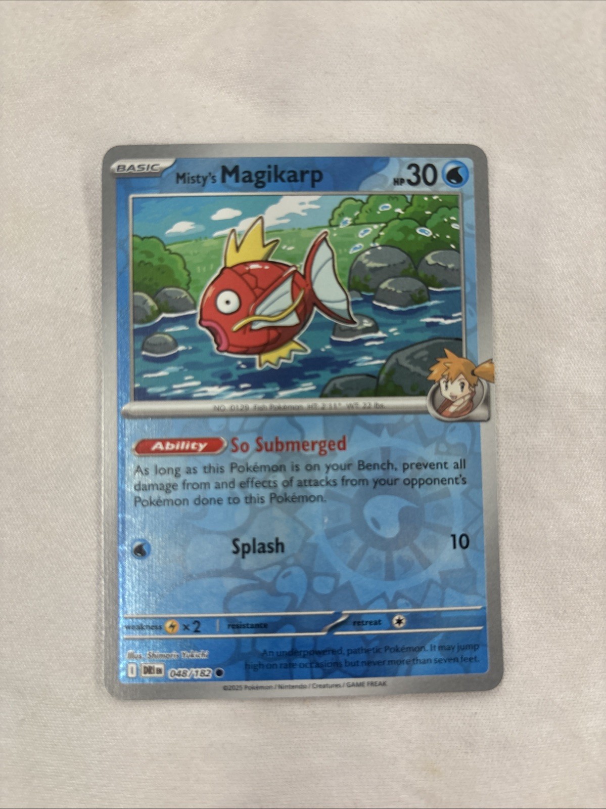 Pokémon TCG Misty's Magikarp 048/182 Destined Rivals Reverse Holo NM