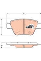 TRW GDB1841 Bremsbelagsatz, Scheibenbremse FüR Audi Seat Skoda VW