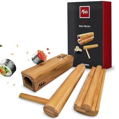 Maki Master Set  Bambus Sushi Maker  Komplettes DIY Sushi Set mit Rollmatte ...