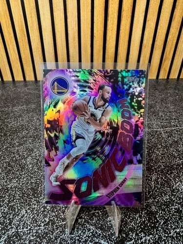 2025-26 Topps Basketball STEPHEN CURRY #SB-12 Sonic Boom Holo (1:930) SSP RARE🔥