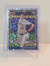 2026 Topps Series 1 Jacob Misiorowski Foilboard Rookie #T91-74 Brewers
