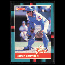 Damon Berryhill Rookie #31 1988 Donruss The Rookies Chicago Cubs Baseball Card. rookie card picture