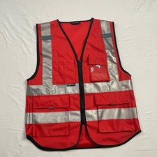 Salzmann 3M One-Size ScotchLite Polyester Pocketed Reflective ORANGE Safety Vest