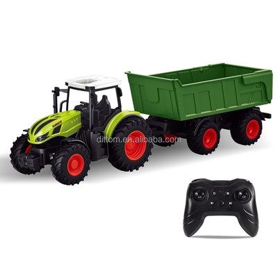 RC Traktor mit Kippvorschub/Kippanhänger - Maßstab 1:24 Bauernhof RC Spielzeug