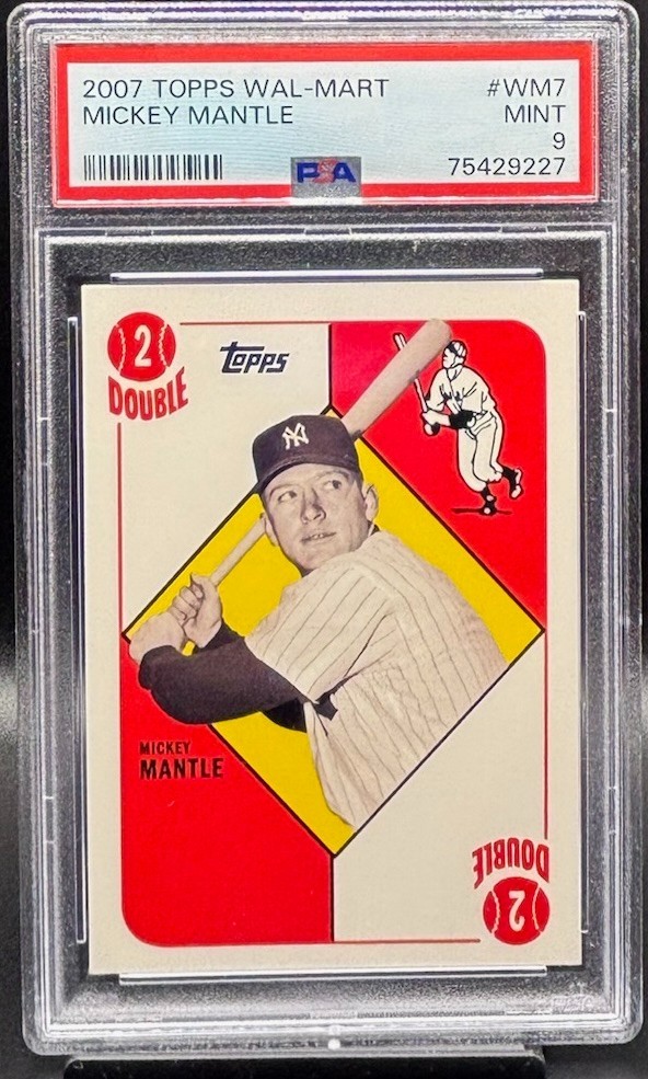 2007 Topps Wal-Mart #WM7 Mickey Mantle NY Yankees 1951 Topps