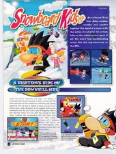 Vtg 1998 Snowboard Kids N64 Print Ad Atlus Retro Video Game Art Promo 90s Decor