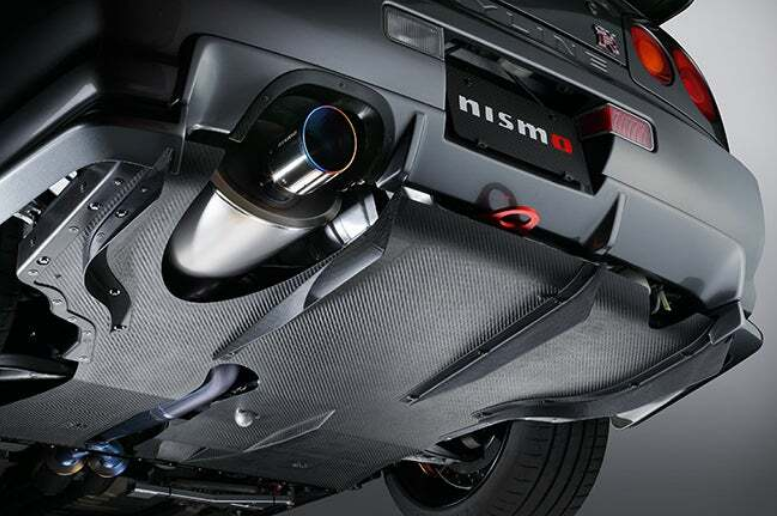 Genuine NISMO GT Diffuser Fins Dry Carbon Nissan R34 GTR BNR34