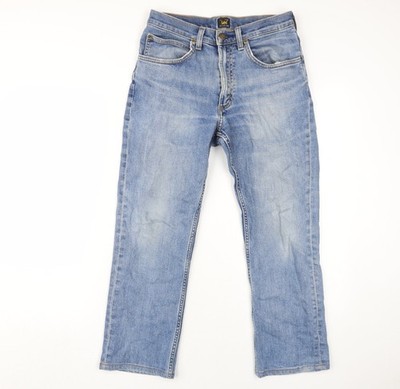 Lee Unisex Blue Straight Jeans, Größe 30 UK
