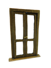 Finestra in Legno Cm 5x8h Apri/Chiudi Infisso Balcone Casa Presepe Pastori