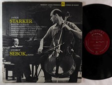 Janos Starker & Gyorgy Sebok - Works By Debussy & Others LP - Mercury RFR1 VG+