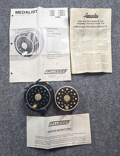 Vintage PFLUEGER MEDALIST 1495 Fly Fishing Reel Made in U.S.A