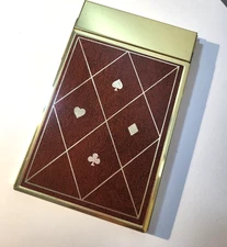 Vintage Park Sherman Bridge Card Game Score Pad & Metal Holder