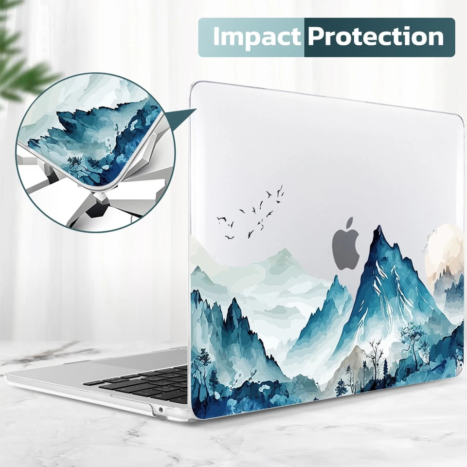 For MacBook Air 13" A2681 A3113 A3240 Crystal Case + Keyboard & Screen Cover+LCD - Image 4 of 4
