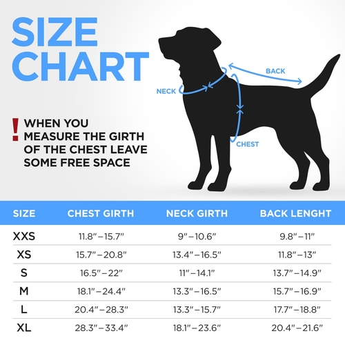 Dog Winter Coat L Size Chest 28 In Blue Black Lightweight Reversible Warm Vest - Picture 2 of 6