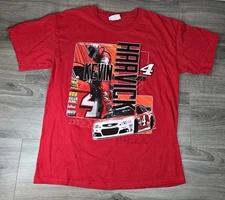 Kevin Harvick T Shirt Mens L Red Chase Authentic 2015 Nascar Stewart Haas Racing