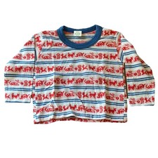 Vintage 80s Childrens Sweater Dog Puppies Size 18 Months Americana Unbranded