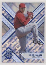 2018 Panini Elite Extra Edition Aspirations Blue 3/75 Jose Suarez #122 e6q