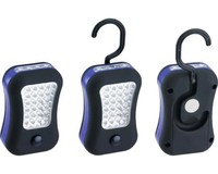 Led-Taschenlampe 24+4 Led Schwarz-Blau