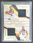 Anthony Edwards Julius Randle 2024 Panini Immaculate Dual GU Patch 84/99