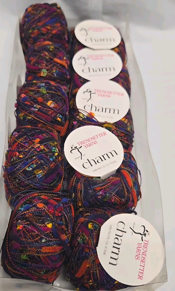 Paquete de pestañas de diseñador - hilo creador de tendencias - encanto - 10 madejas - mismo lote de tinte Foto 3 de 3