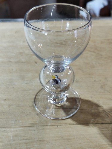 Chicken Bubble Stiel Bimini Werkstette mundgeblasen Kelch 5" Glas - Bild 4 von 9