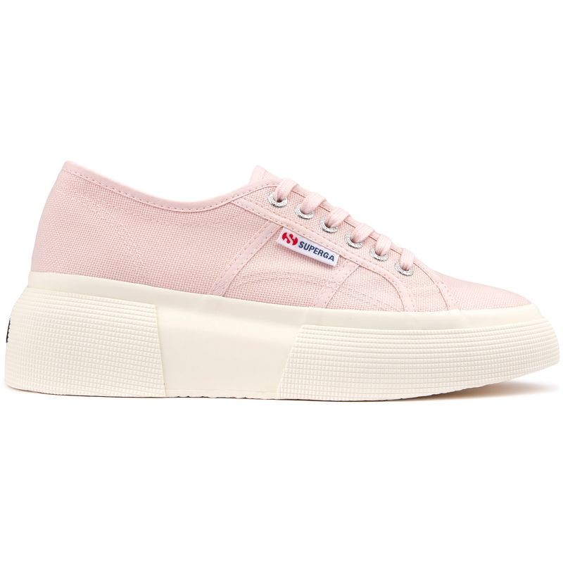 MOG Superga Womens 2287 Bubble Platforms Sneakers Pink | eBay