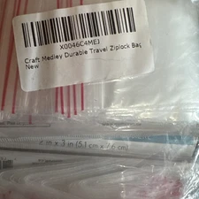 200  Small Zipper Bags 2x3 100 Pcs in each small craft storage etc food safe