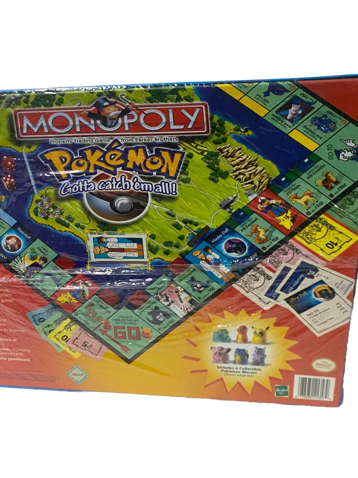Hasbro Pokemon Collector's Edition Monopoly (SEALED) Board Game - 41357 1999 - Image 4 of 4