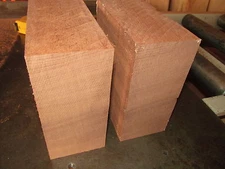 2 EXOTIC KILN DRIED SAPELE BOWL BLANKS LUMBER WOOD TURNING ~6 X 6 X 4"