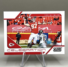 2021 Score TRAVIS KELCE Celebration Showcase #C11 Kansas City Chiefs