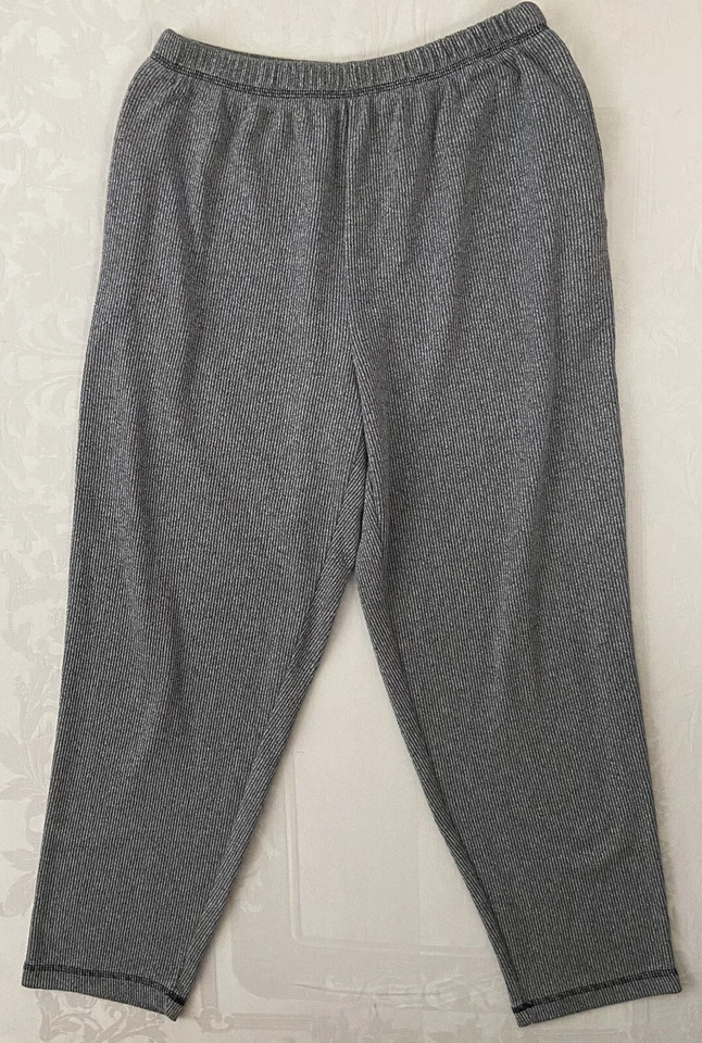 Conjunto de Pijama Bechamel 2 Piezas Gris Tejido Top Pantalón Hombre Talla M Pecho 45 Cintura 30x29 Foto 2 de 4