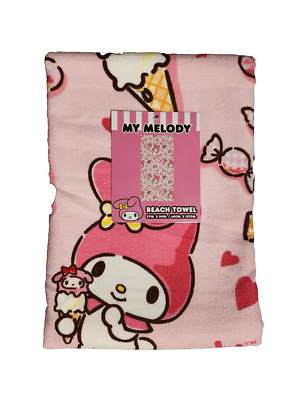 Sanrio My Melody Super Soft Beach Bath Towel, New | eBay